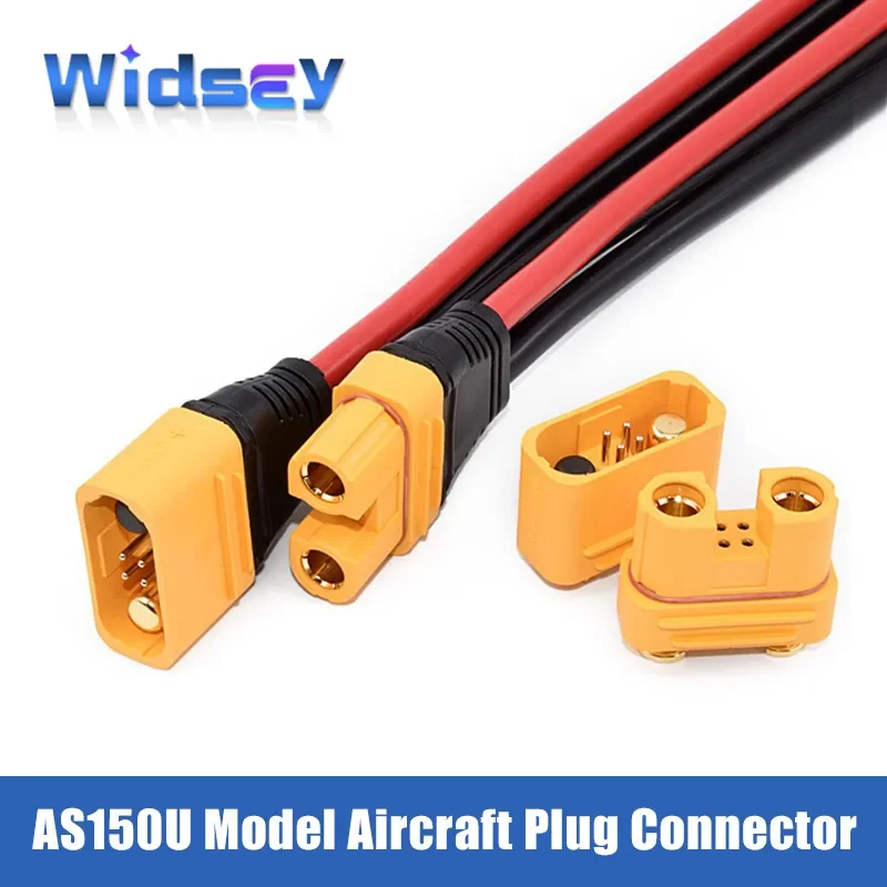 AS150U Model Plug Connector 70A Fireproof  Signal Needle Lithium Battery Male Female Head Waterproof Socket 8AWG with 35cm Line