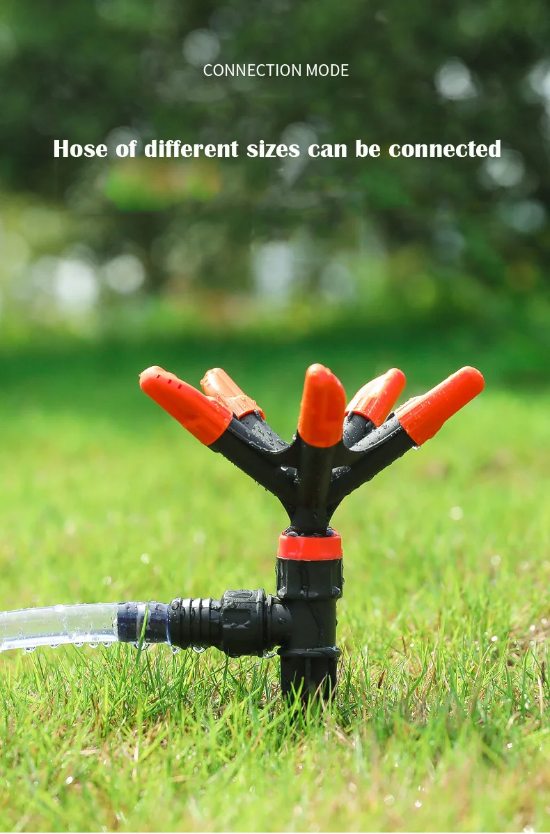 360-degree Rotary Automatic Irrigation Watering Garden Lawn Sprinkler