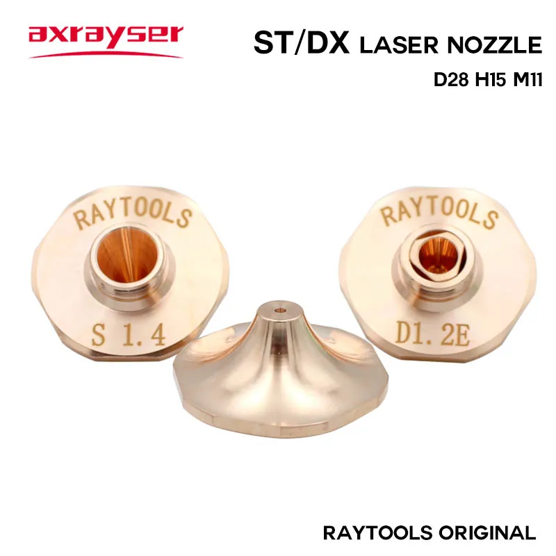 ST DX Laserdüsen Raytools Original Dia28 M11 Einzel-/Doppelschicht verchromt für CNC-Faserlaserkopf-Schneidemaschinenteil – Detail 7