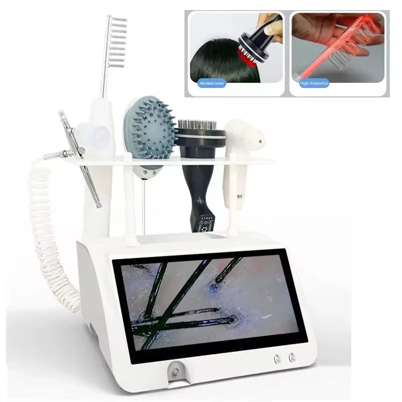 Professional Hair Scalp Care Machine Nanometer Spray Hair Therapy Machines Anti-hair Loss Scalp Massager for Hair Salon