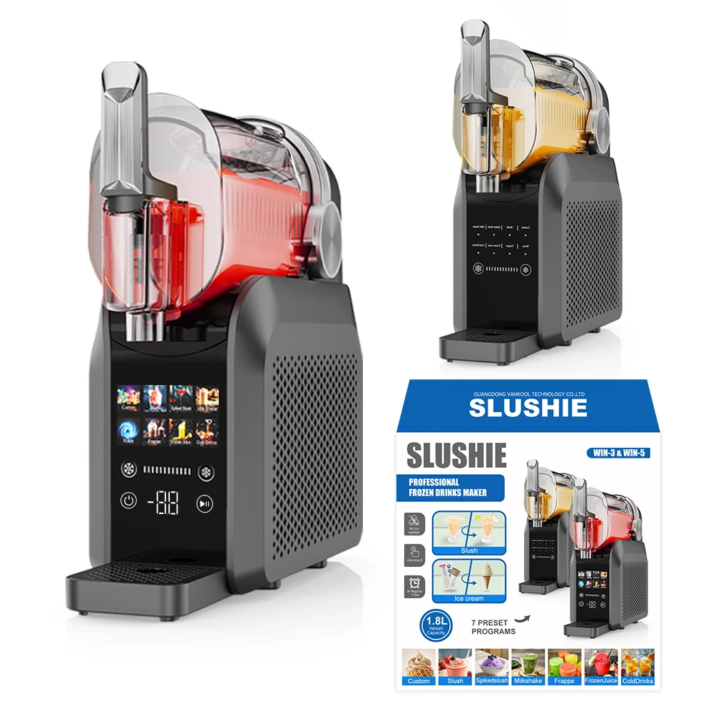 

1.8L Portable High Capacity Slush Ice Machine 1 Tank Frozen Drink Carbonated Frozen Cocktails Machine