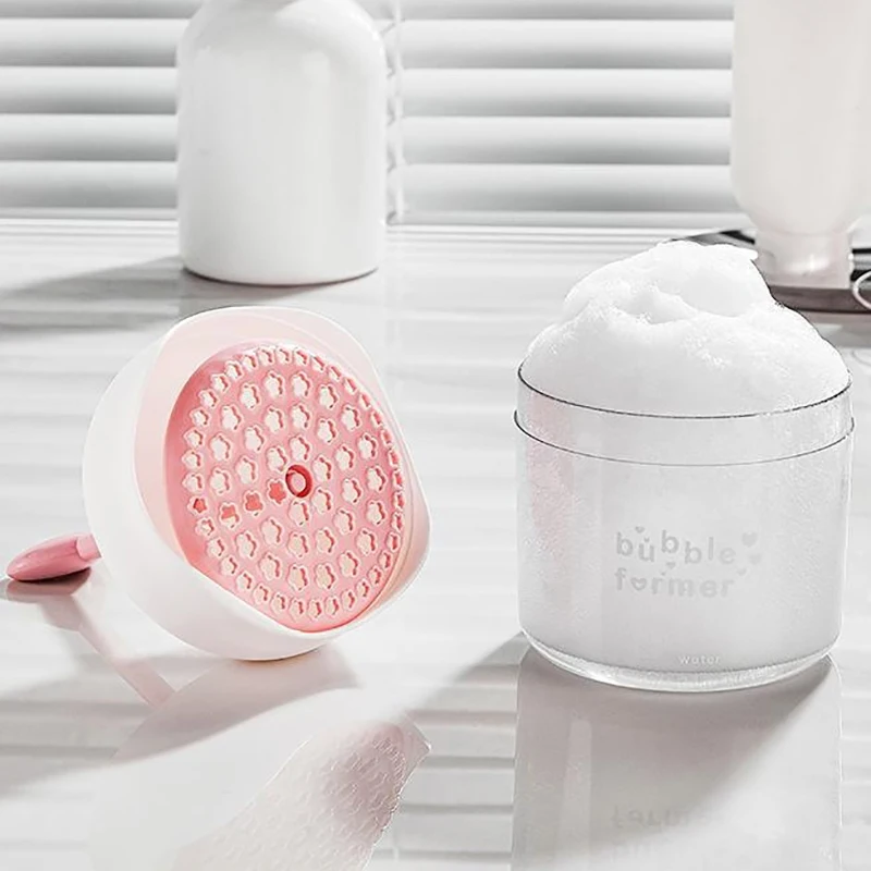 Portable Facial Cleanser Shower Foam Maker Bubble Press Device Cleansing Foaming Cup Makeup Removal Tool