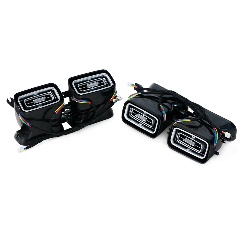 لمرسيدس بنز GLE GLS W167 2020 سيارة LED الجبهة توربو منفذ الهواء تكييف الهواء تنفيس الضوء المحيط اكسسوارات السيارات #6