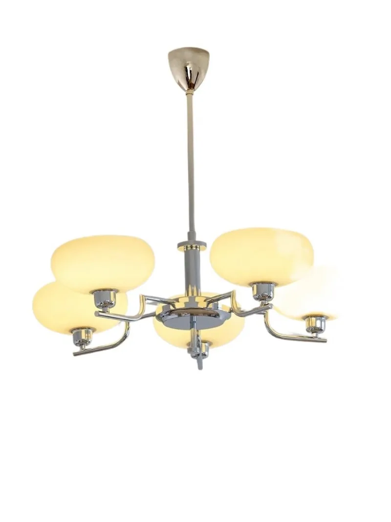 غرفة نوم ثريا فرنسية، مصمم مصباح غرفة المعيشة للدراسة، طراز كريمي شمالي قديم، مصابيح غرفة الطعام