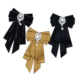 Gravata borboleta grande clássica feminina, gravatas de pescoço formal, corsage de brocado, presentes clássicos para meninos e meninas, grande e clássico, escola quente