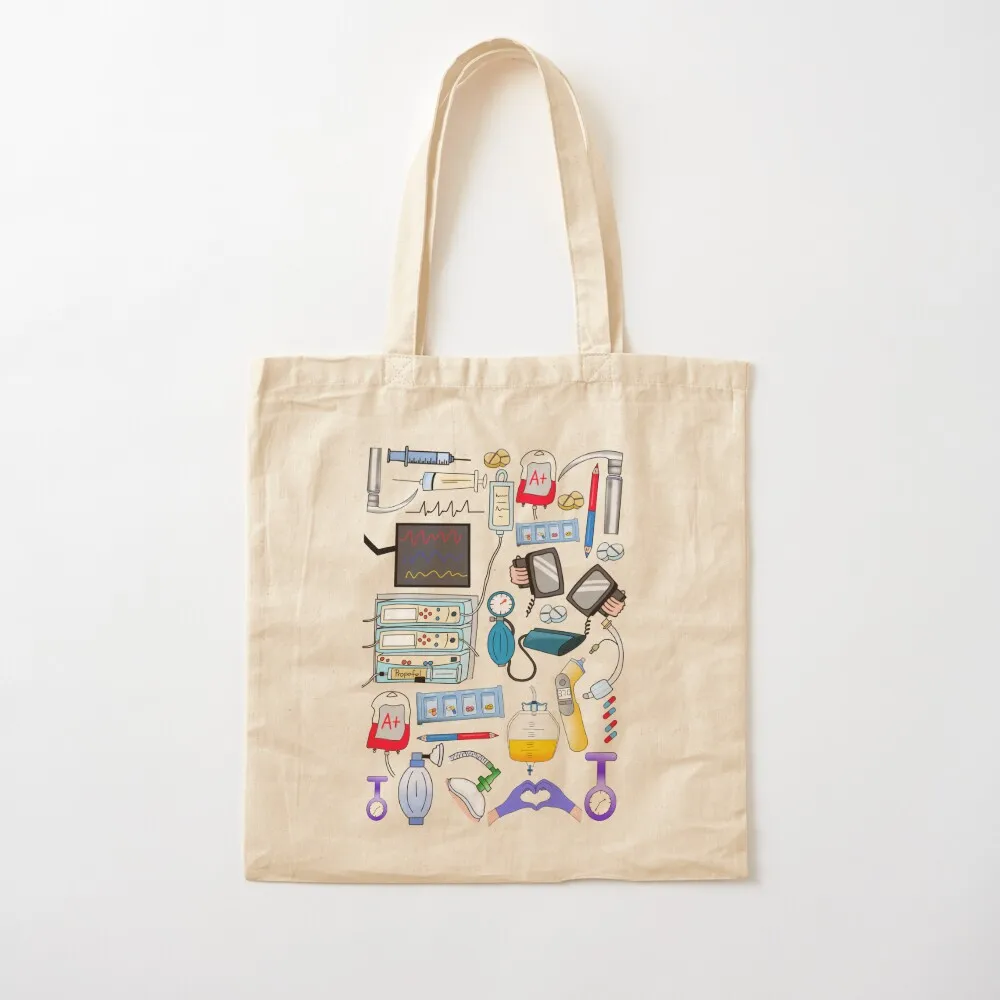 

intensive care unit Tote Bag Women's bag bags woman 2025 screen women Canvas