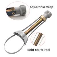 Precision Screwdrivers Heavy Duty Oil Filter Wrench Strap Adjustable Steel Removal Tool Universal 60mm-120mm Diameter for Cars