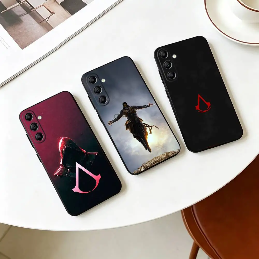 A-Assassin’s Creed Shadows Print  Phone Case For Samsung Galaxy A73,A72,A71,A70,A53,A52,A51,Others Soft Black Cover