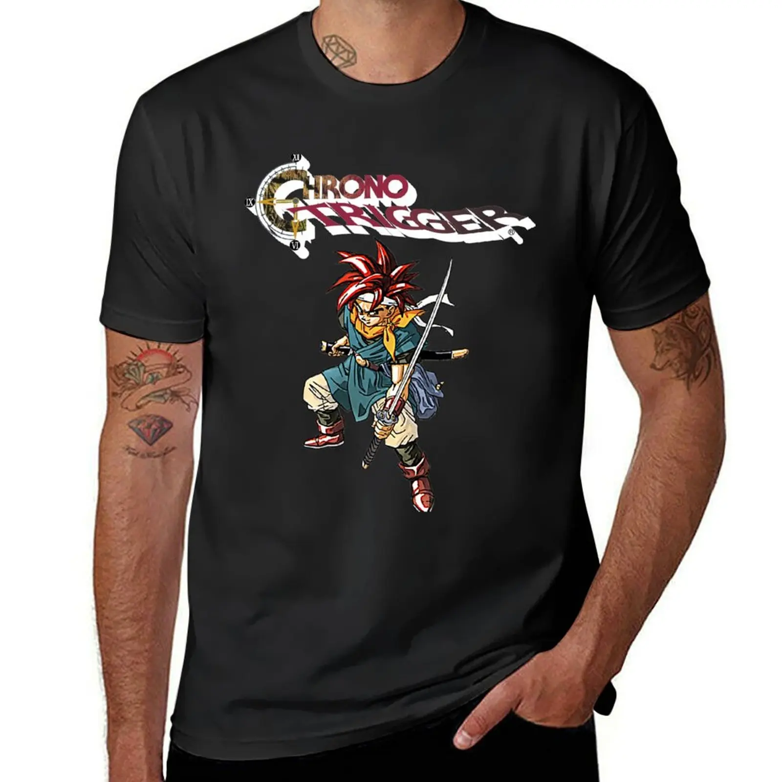 Crono from Chrono Trigger T-Shirt hippie clothes funnys mens vintage t shirts