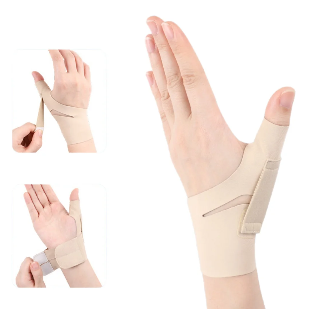 

Adjustable Thumb Support Brace Elastic Thumb Compression Sleeve Ultra Thin Thumb Stabilizer Wrist Protector for Joint Sprain
