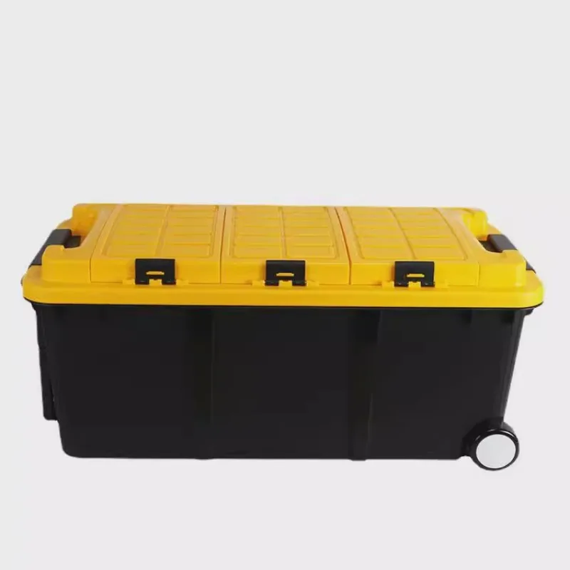 car plastic storage box household with mobile junk organizer