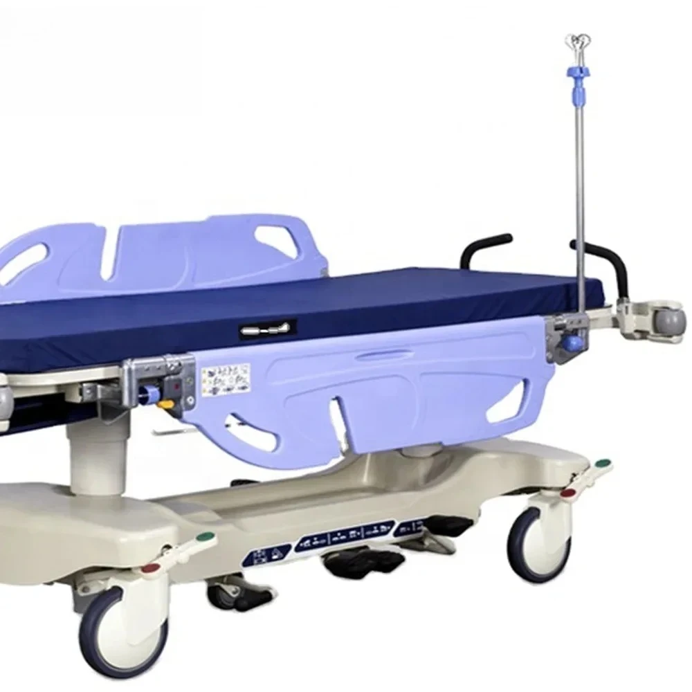 Best Selling Medical Equipment Patient Transfer Adjustable Emergency Ambulance Rescue Stretcher Bed With Free Spare Parts