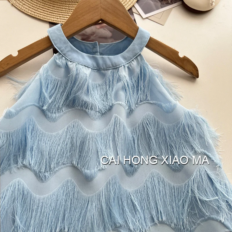 Girl Dress Kids Baby Party Birthday Evening Gown Cotton 2024 Newest Spring Autumn Outfits Toddler Beach Flower Girl Dress Childr