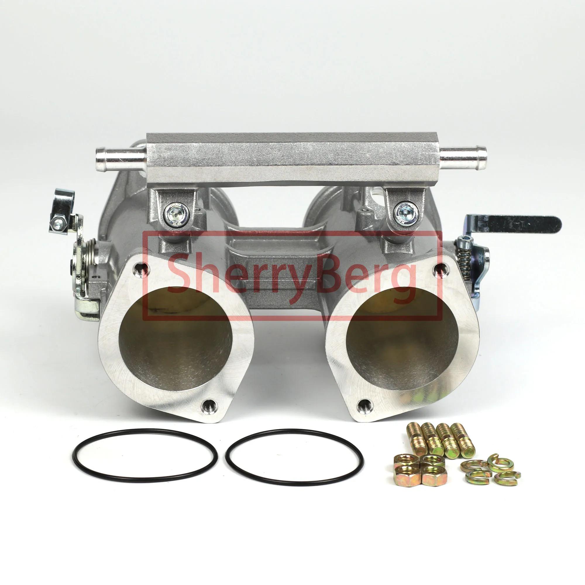 SherryBerg 45MM 45DCOE 45 DCOE Weber EMPI Style Sidedraft Corpo farfallato con binario carburante EFI Colata e materiali di alta qualità