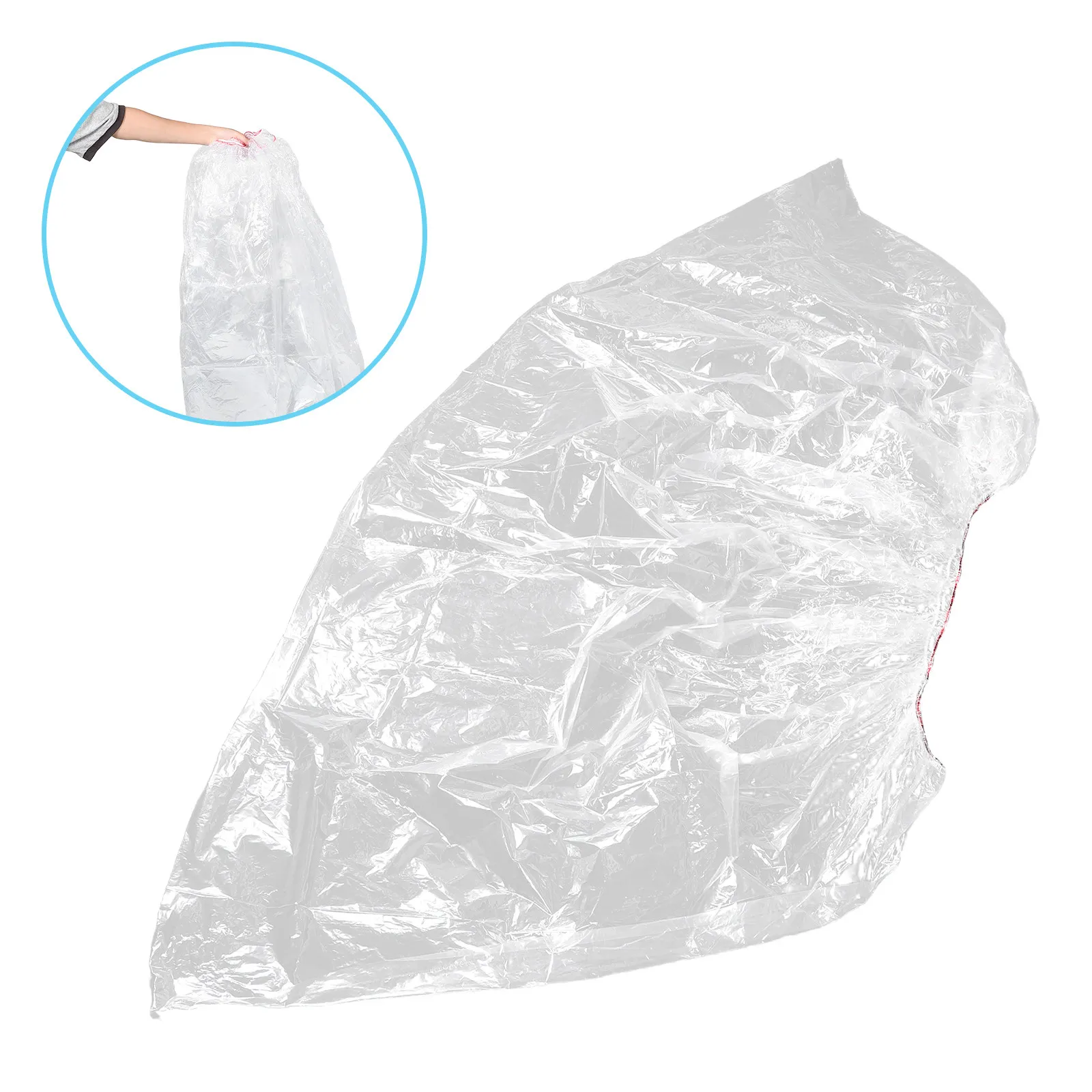 

2 шт. прозрачных водонепроницаемых чехлов для мотоциклов с защитой от УФ-излучения и дождя, для скутеров и велосипедов, для использования на улице, портативные, универсальные