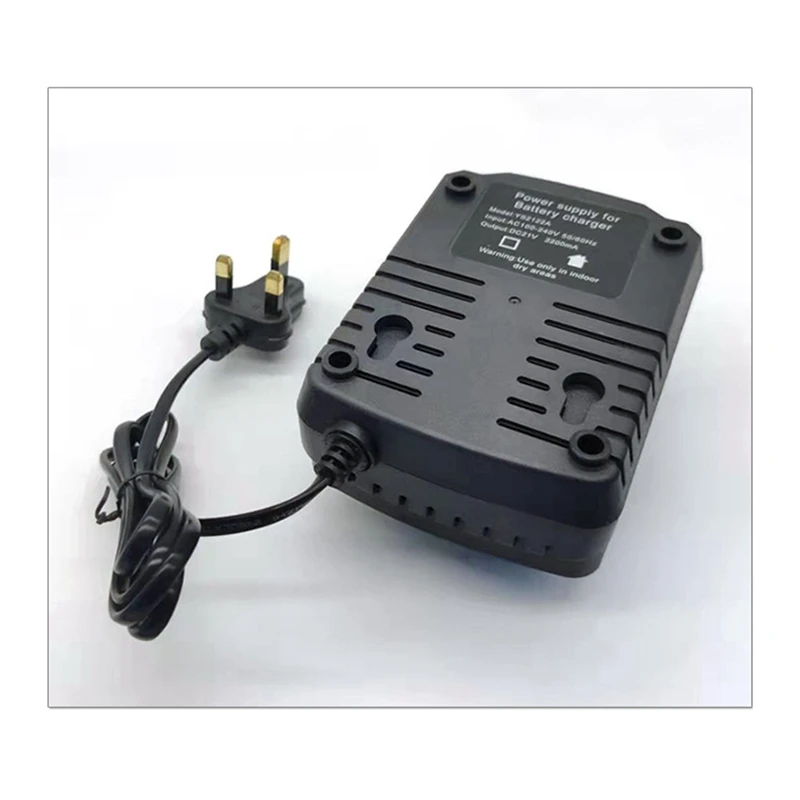 Зарядное устройство для Makita, литиевая 21 В батарея, подходит для беспроводной дрели, угловая шлифовальная машина, Электрическая воздуходувка, электроинструменты, вилка стандарта Великобритании