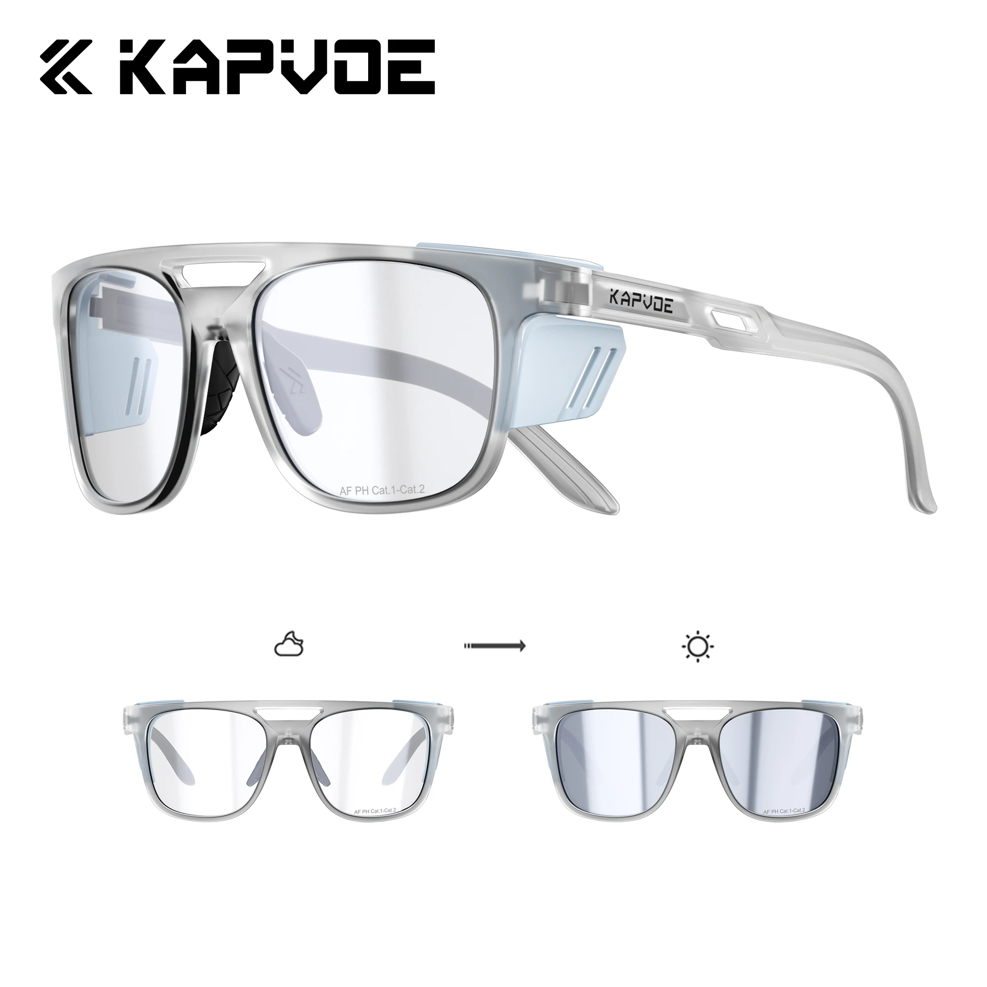KAPVOE New Protective Goggles UV400 Protection Suitable climbing light Non-slip unisex airy for Running Cycling mountain