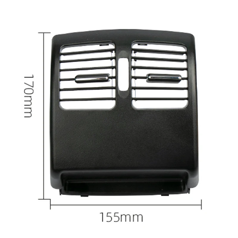 Auto Hinten Mittelkonsole A/C Air Vent Outlet Grille Abdeckung Für Mercedes Benz C Klasse W204 Auto Zubehör
