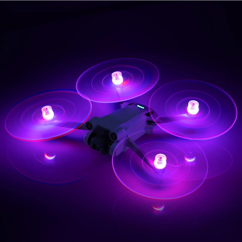 1 Set Propeller Blades Propeller Accessories Multifunctional Portable LED Light-Emitting For DJI Mini4 Pro/3 Pro/3 Drone