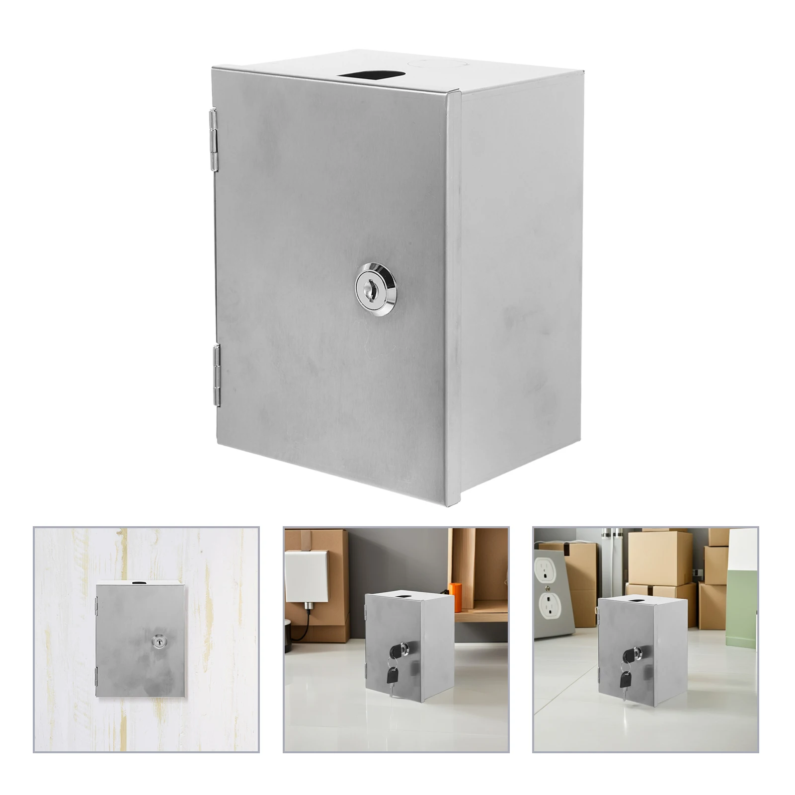 Rainproof Socket Box Outdoor Sockets Waterproof Electrical Outlet Boxes Weatherproof Lock