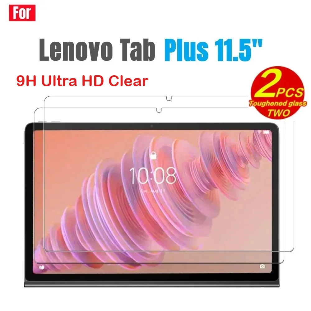2 Pcs 9H HD Scratch Proof Tempered Glass Protector for Lenovo Idea Tab 11 Plus 11.5 2025 TB351FU Xiaoxin Pad GT 11.5 Screen Film