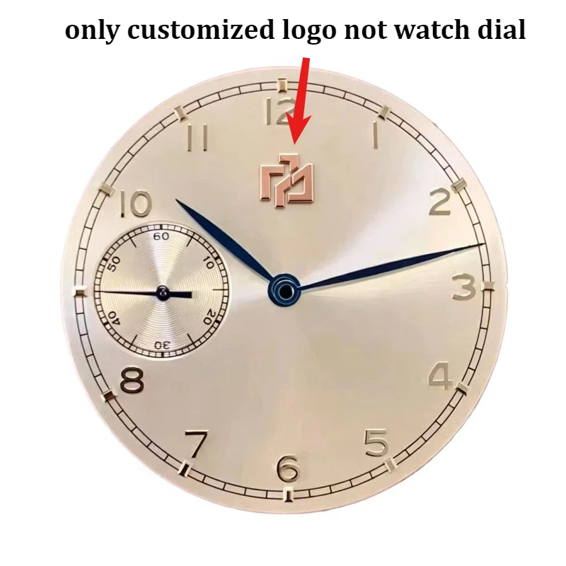 Customized watch logo, metal dial logo, sticker, small label, personalized mini 3D DIY creative engraving, thin and flat - view 2