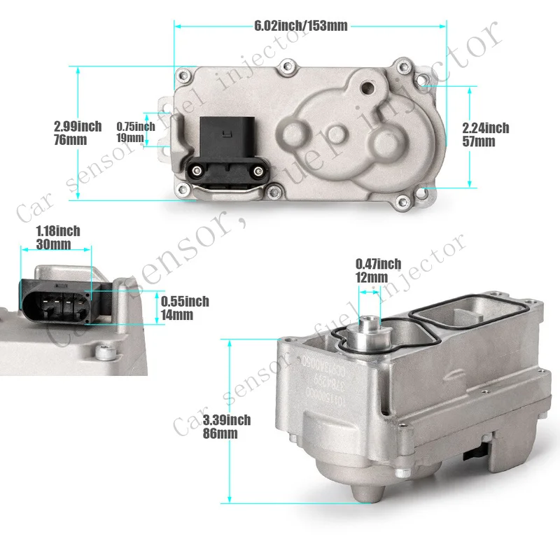 Q+ New For Cummins Holset 6.7 Turbo I6 RAM 2500 3500 Turbocharger Actuator 3781633