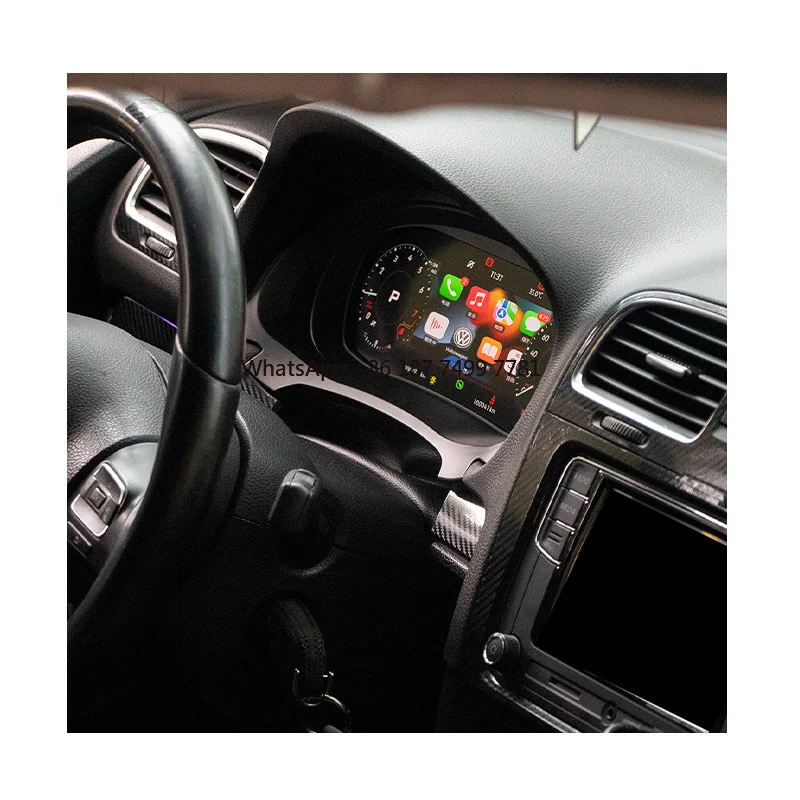 

LCD Digital Dashboard Panel for ..6 GTI 6R Virtual Instrument Cluster Cock Speedometer 2008-2014