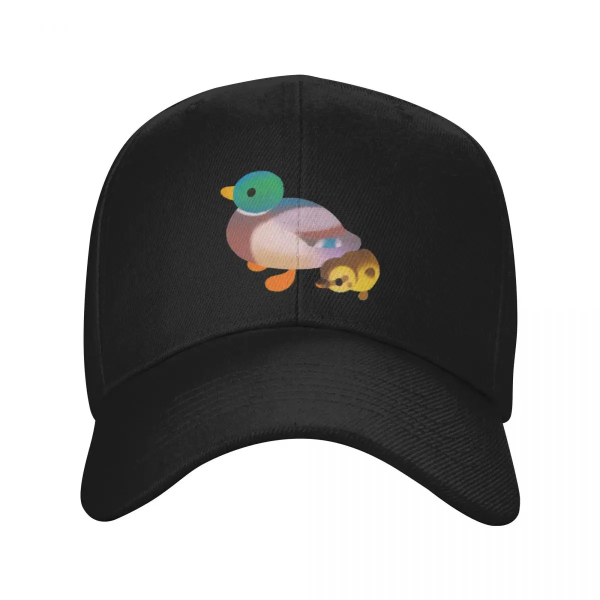 Duck and Duckling - dark Baseball Cap winter hats for men Beach Bag Caps Male Women's