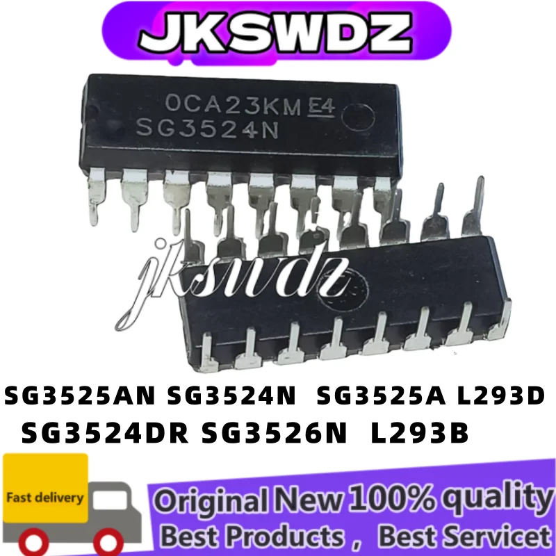

5PCS 100% new SG3525AN SG3524N SG3526N KA7500B DIP SG3525A SG3524DR KA7500B SG3525A L293D L293B SOP-16
