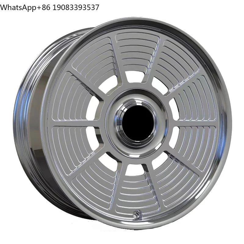 Passenger Car Wheels 18 19 20 21 22 Inch 5x120.65 Full Chrome Deep Concave Forged Wheels for Dodge Challenger Chevrolet Belair