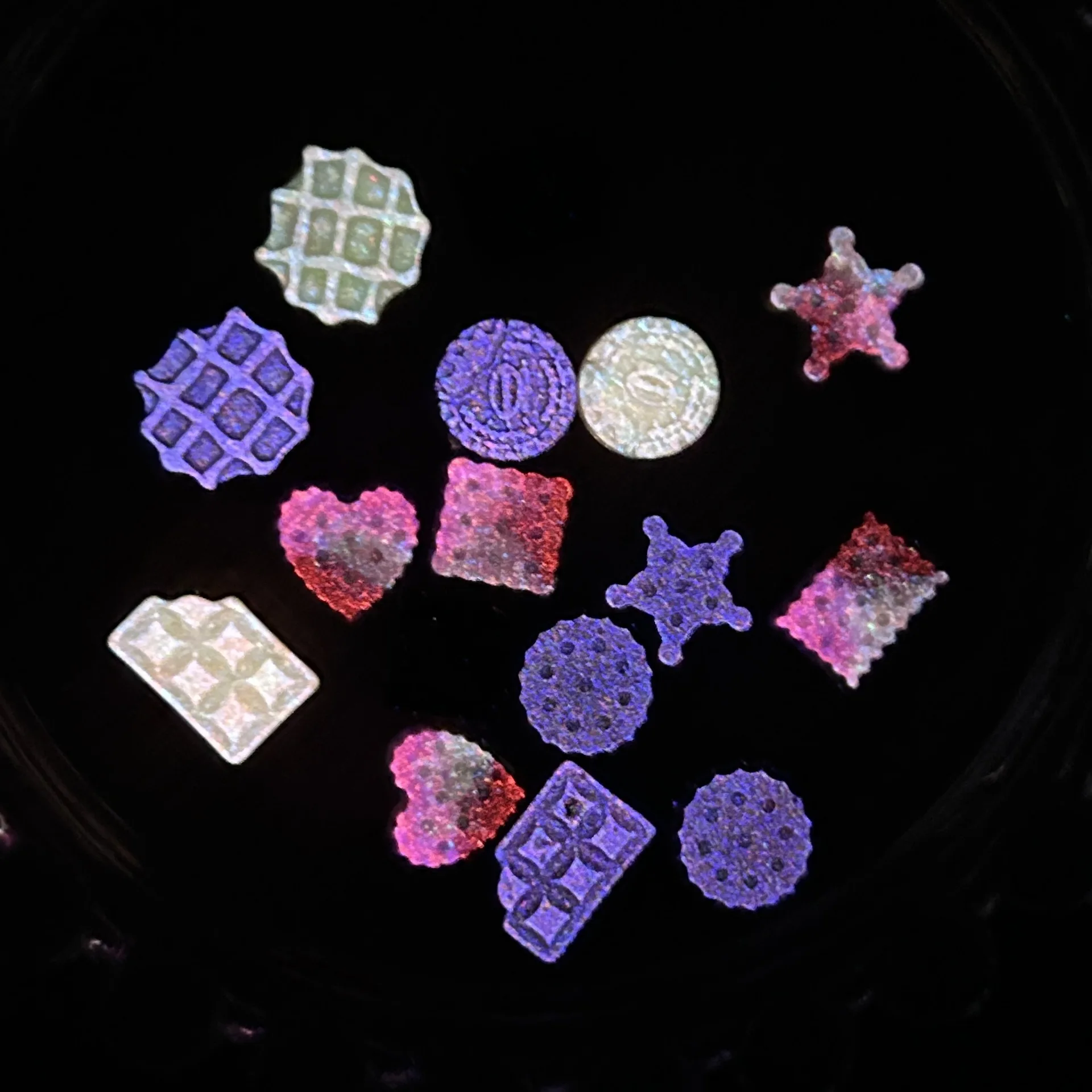30PCS Mixed 3D Acrylic Chocolates Cookie Nail Art Biscuit Charms Kawaii Accessories Parts For Nails Decoration Supplies Material