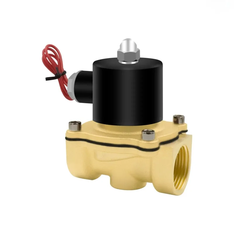 1/2 Inch Brass Electric Solenoid Valve Normally Closed,Water valve Air valve,Working medium Water,Air,oil liquid