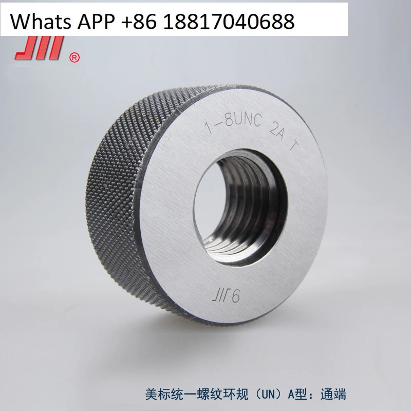 Volume American Standard Ring Gauge 0.625-1 inch 2A pass stop 5/8 11/16 3/4 13/16 7/8 ZUNUNCUN