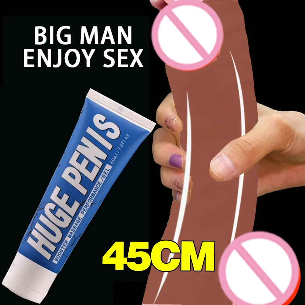 60ml Strong Man Penis Cream Big Penis Enlargement Gel Enlarge Grow Thicker Stronger Big Dicks Penis Enlargement Cream