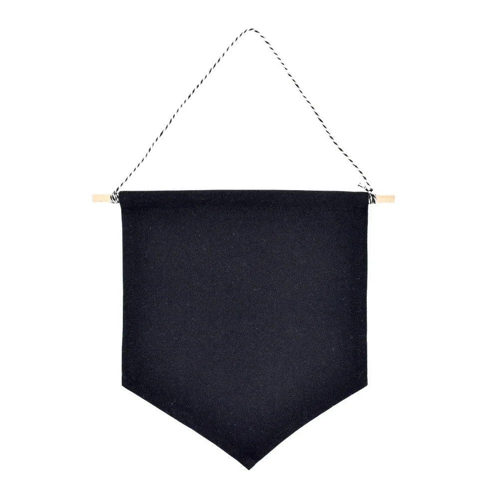 Small Pin Display Pennant Banner, 1Pc Blank Canvas