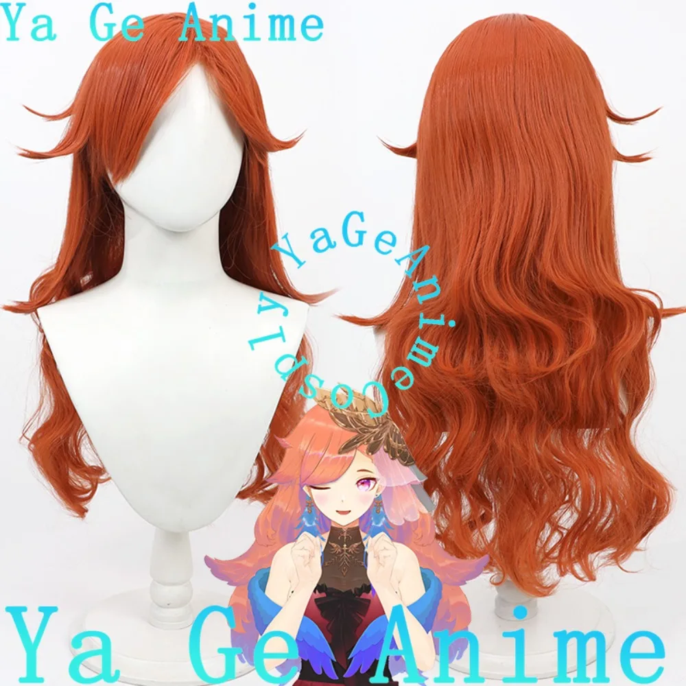 VTuber Takanashi Kiara 코스프레 가발 애니메이션 리얼리티 쇼 게임 롤 플레잉 가발 애니메이션 댄스 파티에 사용됨