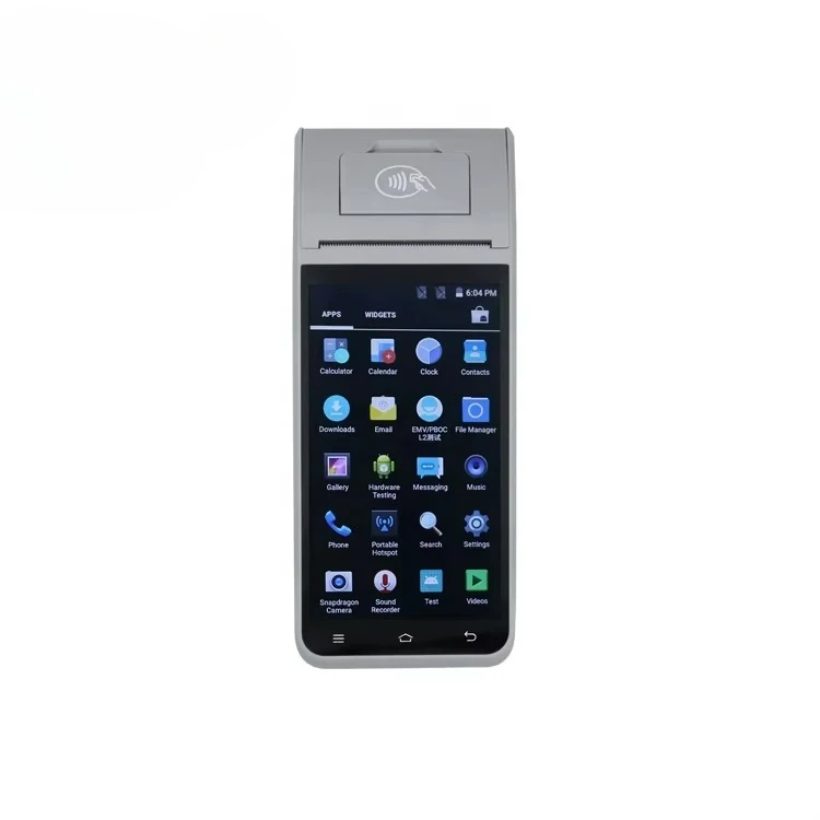 Z91 4g Lte Android Handheld Pda With Built In Thermal Printer Qr Barcode Scanner Nfc Reader