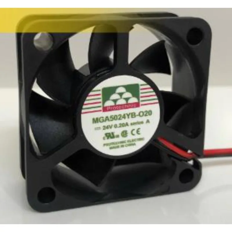 Original Cooler Fan for MGA5024YB-O20 020 5020 5cm 24V 0.20A 2-wire Frequency Converter Fan 50*50*20MM 5CM