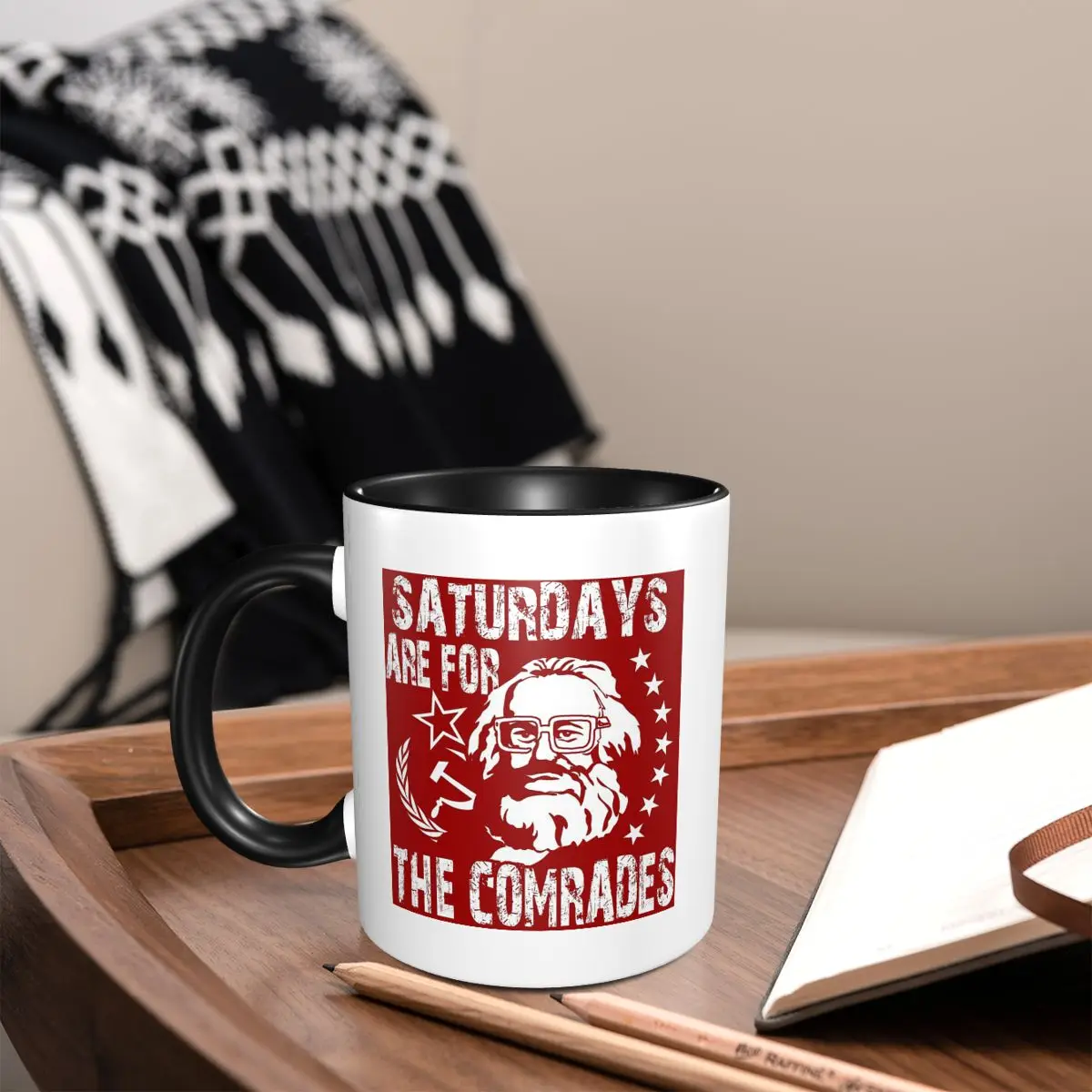 Soviet Karl Marx Meme Russian Saturdays Are For The Comrades Mug Ceramic Coffee Cups Tea Mugs Milk Cup Drinkware Gift For Unisex