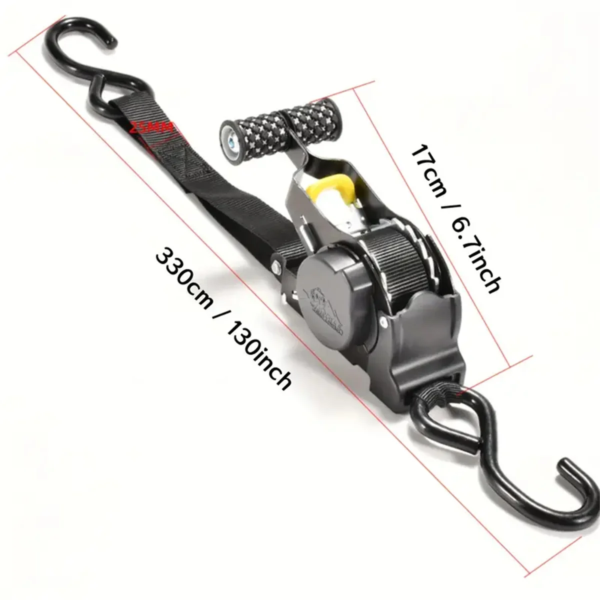 Universal AutoStraps Retractable Belts For Car Motorcycles Ratchet Strap Auto Straps For Cargo Load Luggage Strap Ratchet Tensio