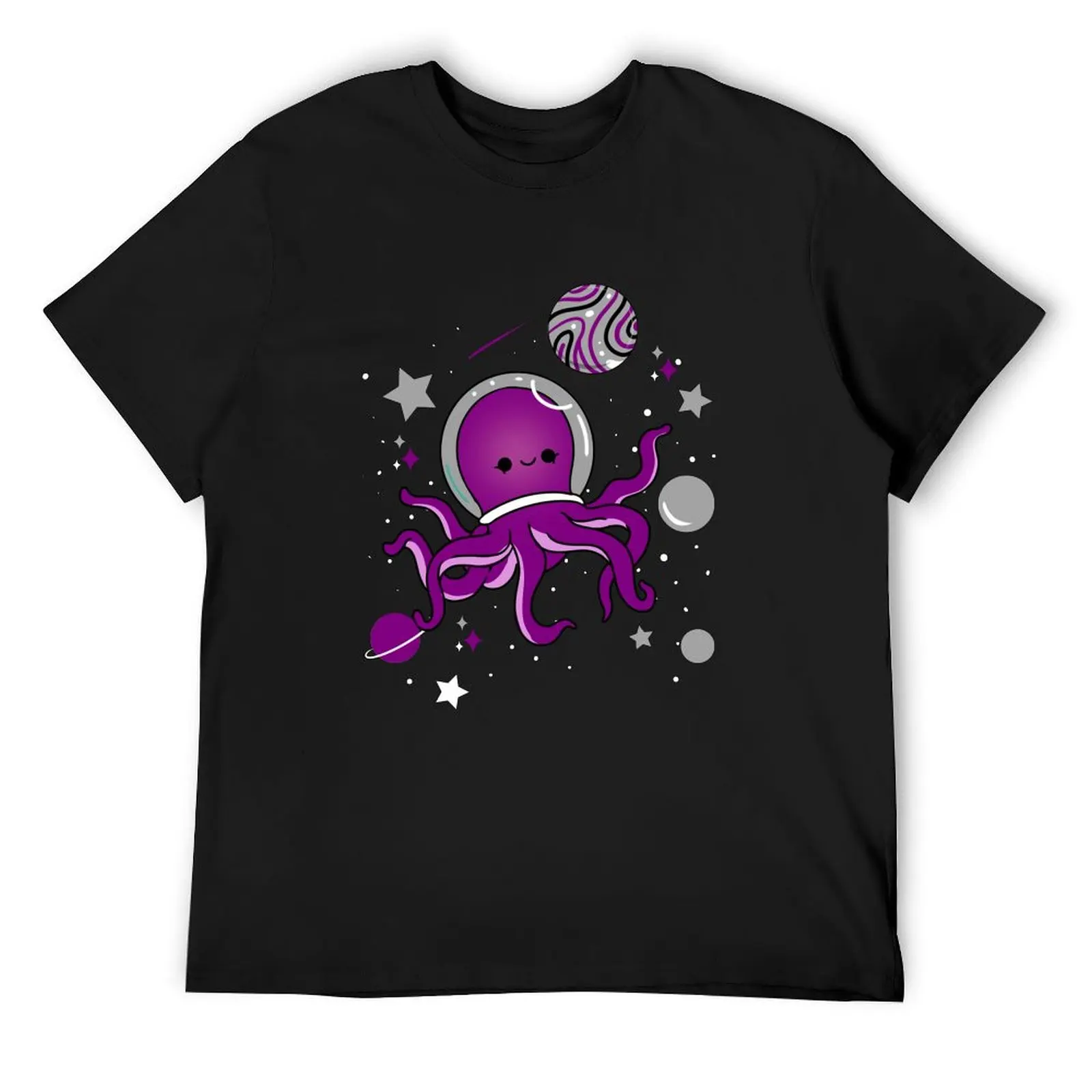 

Asexual Octopus In Space Asexual Pride T-Shirt shirts graphic essential t shirt oversizeds t shirt men 100℅ cotton