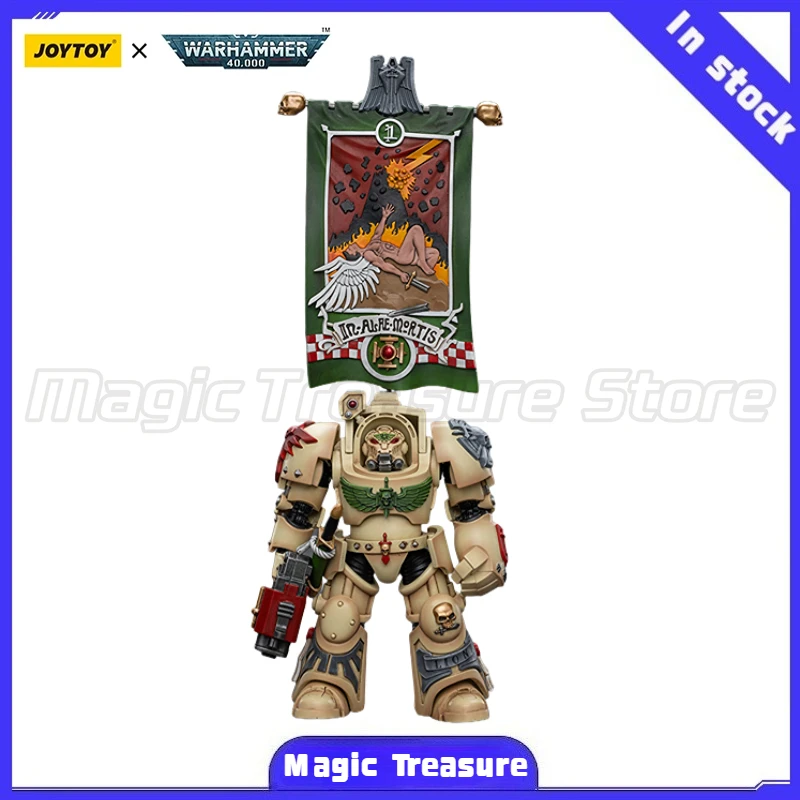 

【MT】Оригинальный JOYTOY WARHAMMER 40K Dark Angels Deathwing Ancient with Company Banner 1/18 Коллекция моделей экшн-фигурок