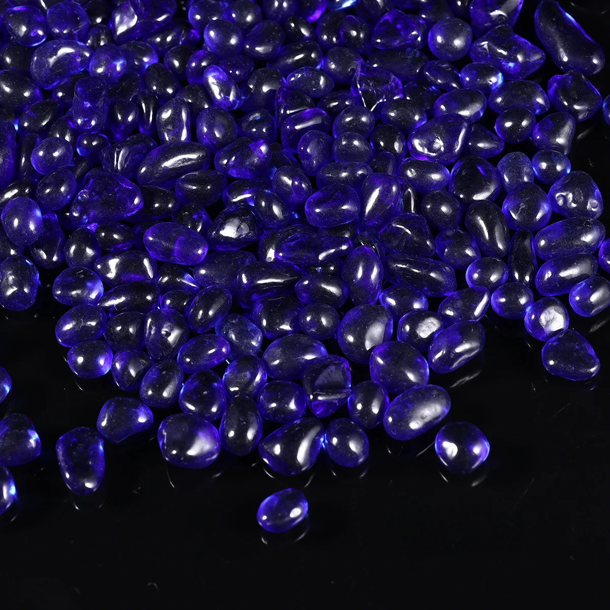 

Colorful Glass Gravel Durable Lightweight Safe Decorations Fish Tank Craft Aquarium Home Beautiful Mood Crystal Stones