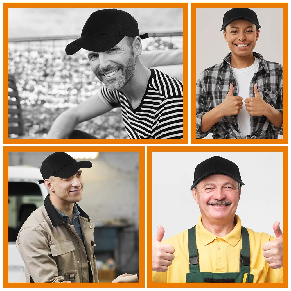 1 مجموعة عثرة قبعات إدراج ل قبعة بيسبول Pe القطن واقية بطانة عثرة كاب إدراج قبعة الرجال حماية العمل #4