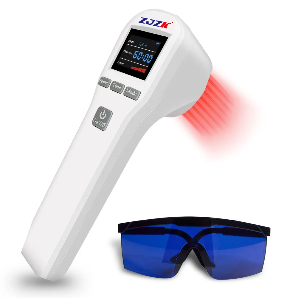 ZJZK Cold Laser Near Me 650nm 808nm Level 4 Laser Therapy For Lymphedema Tendonitis acute and chronic pain knee neuralgia