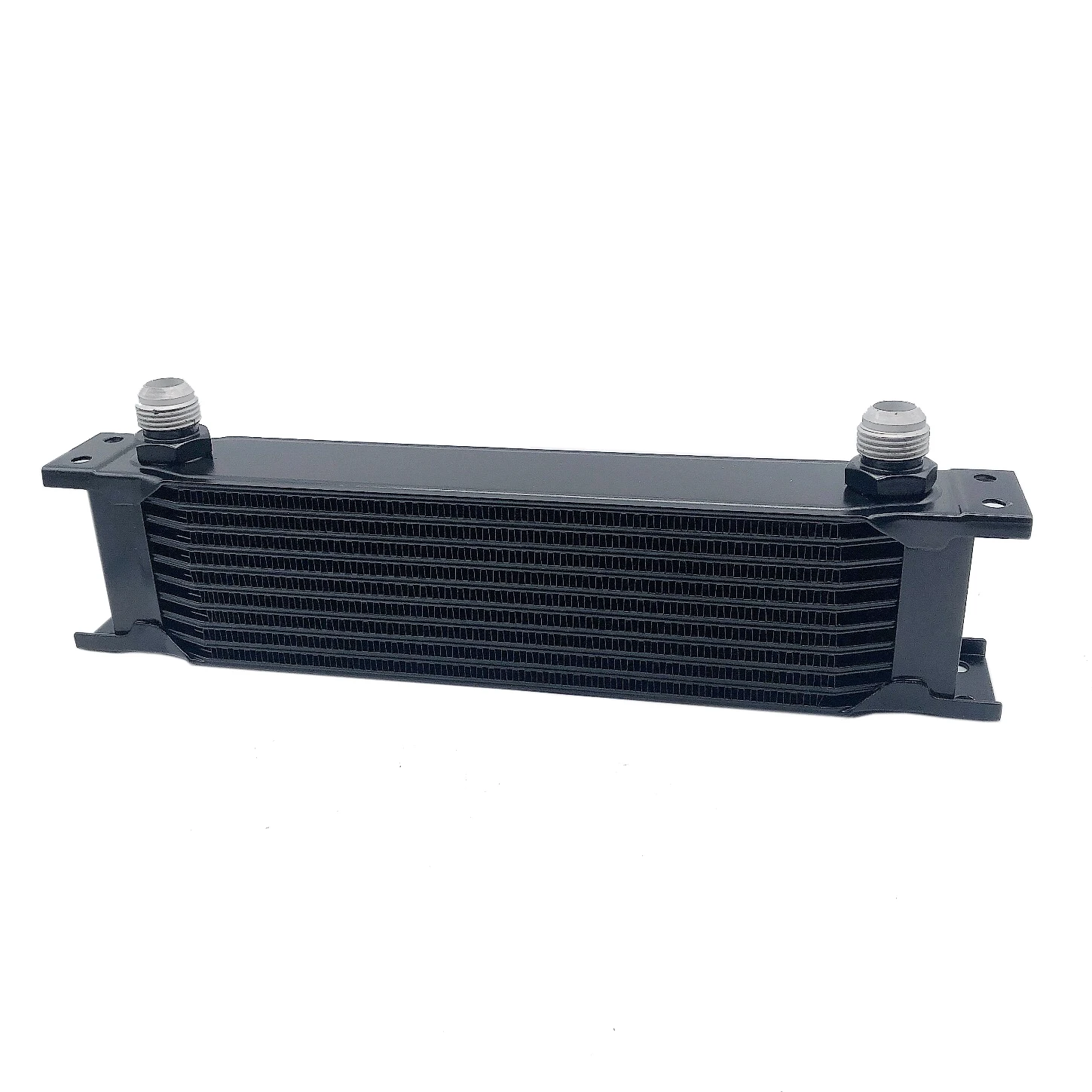 RESO   Aluminum Oil Cooler 10 Rows Engine Transmission AN10 Oil Cooler 10AN Black