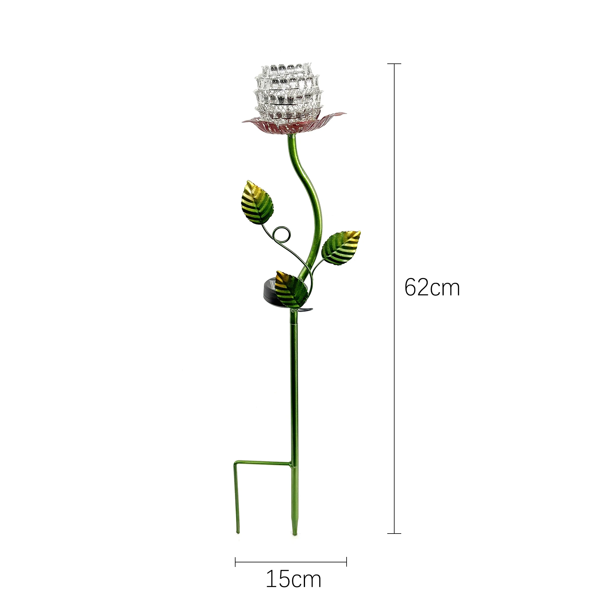 for Night Time Ambiance for Solar Thistle Light Outdoor Solar Decor Metal Garden Light Stake Energy-efficient Lighting
