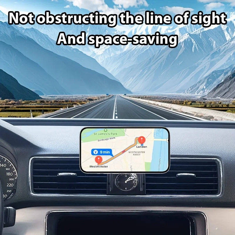 Lcars Car-Specific Phone Holder for Volkswagen Vw Passat 2016-2017 Car Phone Holder, Special Car-Specific Clip-On Base Phone Holder, Easy to Install, Strong Magnetic Head, Stable and Won'T Fall Off, Car Accessories
