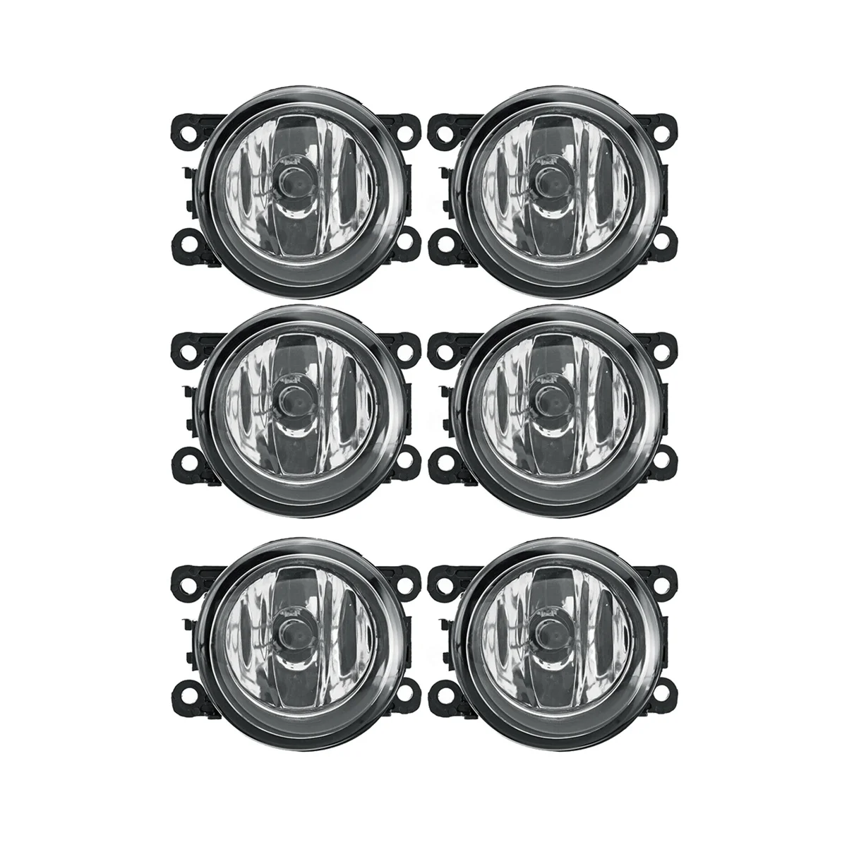 

3 Pair Front Bumper Fog Light Lamps with H11 for Ford Focus Suzuki Swift New Alto Renault Peugeot Citroen Anti-Fog Lens